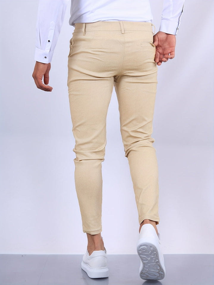 Elegante Slim Fit Herren Hose – Modernes Design