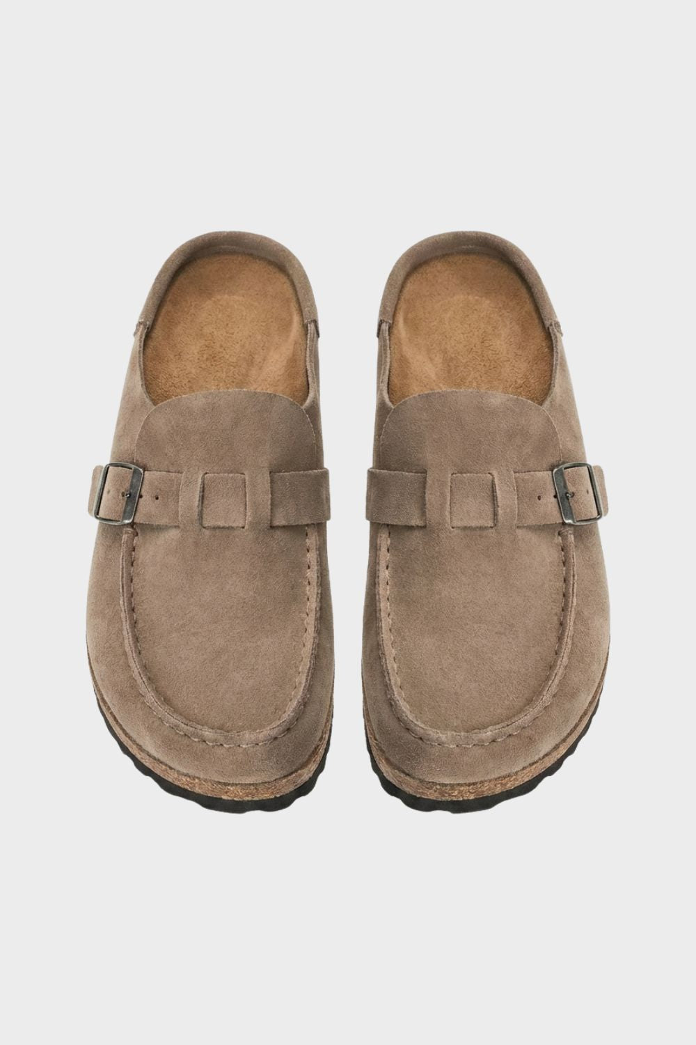 Bequeme Geschlossene Damen Clogs mit Schnalle