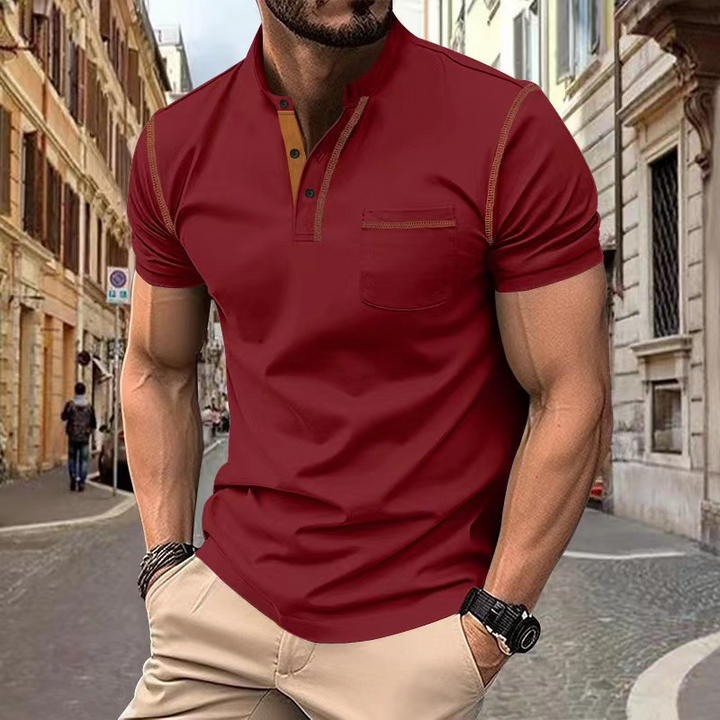 Elegantes Zeitloses Herren Poloshirt