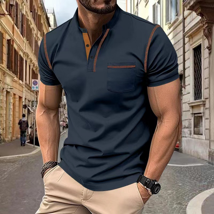 Elegantes Zeitloses Herren Poloshirt