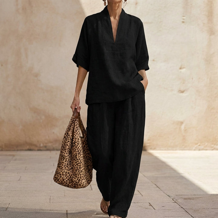 Elegantes Sommerliches Damen Zweiteiler-Set