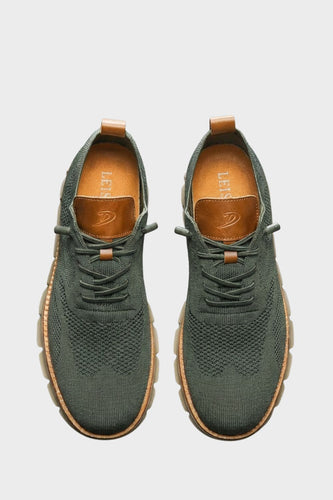 Atmungsaktive Leichte Herren Sneaker in Strickoptik