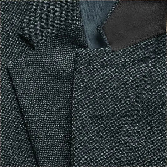 Eleganter Klassischer Herren Dreiteiliger Tweed Anzug