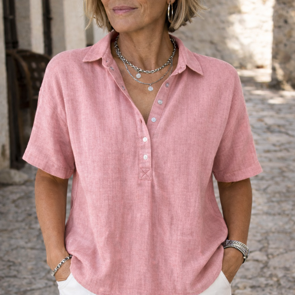 Vera | Elegante, Weiche &amp; Vielseitige Weiße Bluse Damen für Festliche Anlässe 4