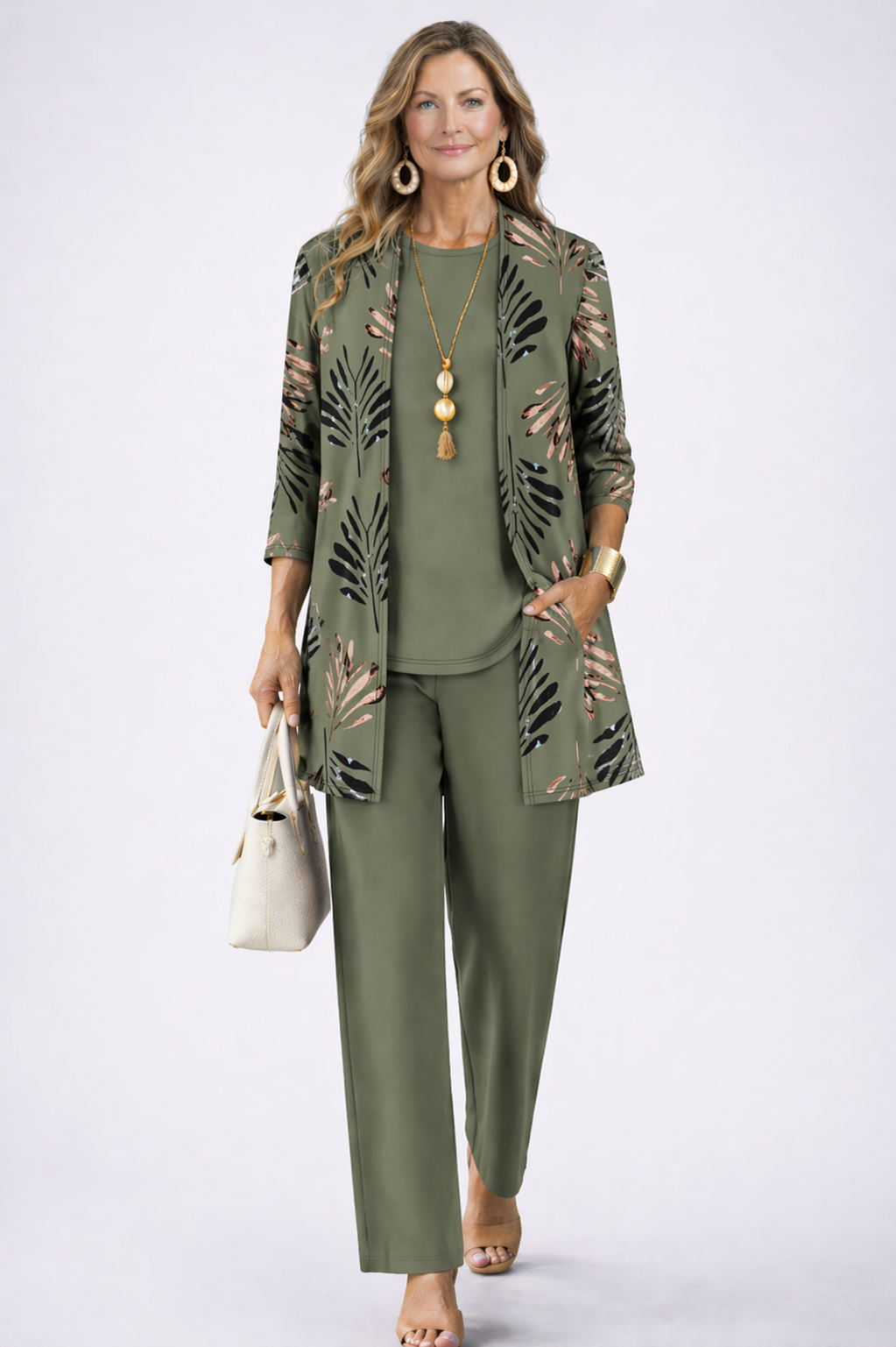 Elegantes 3-Teiliges Damen Set