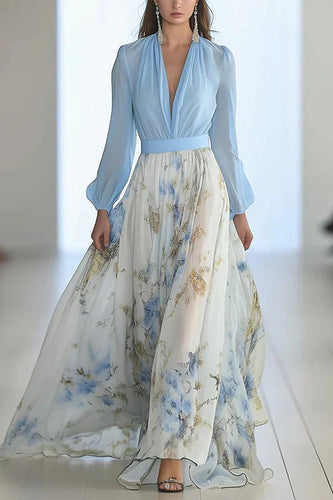 Elegantes Damen Maxikleid mit schmeichelhaftem Schnitt