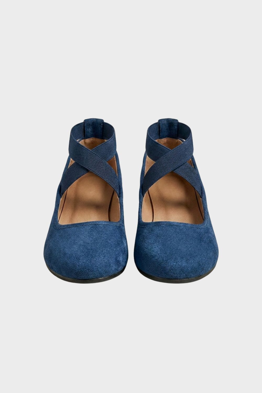 Elegante Bequeme Damen Ballerinas mit Kreuzriemen