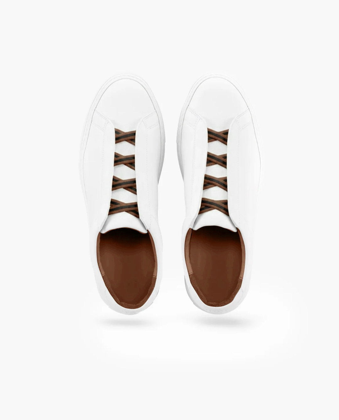 Elegante Lässige Herren Leder-Sneaker