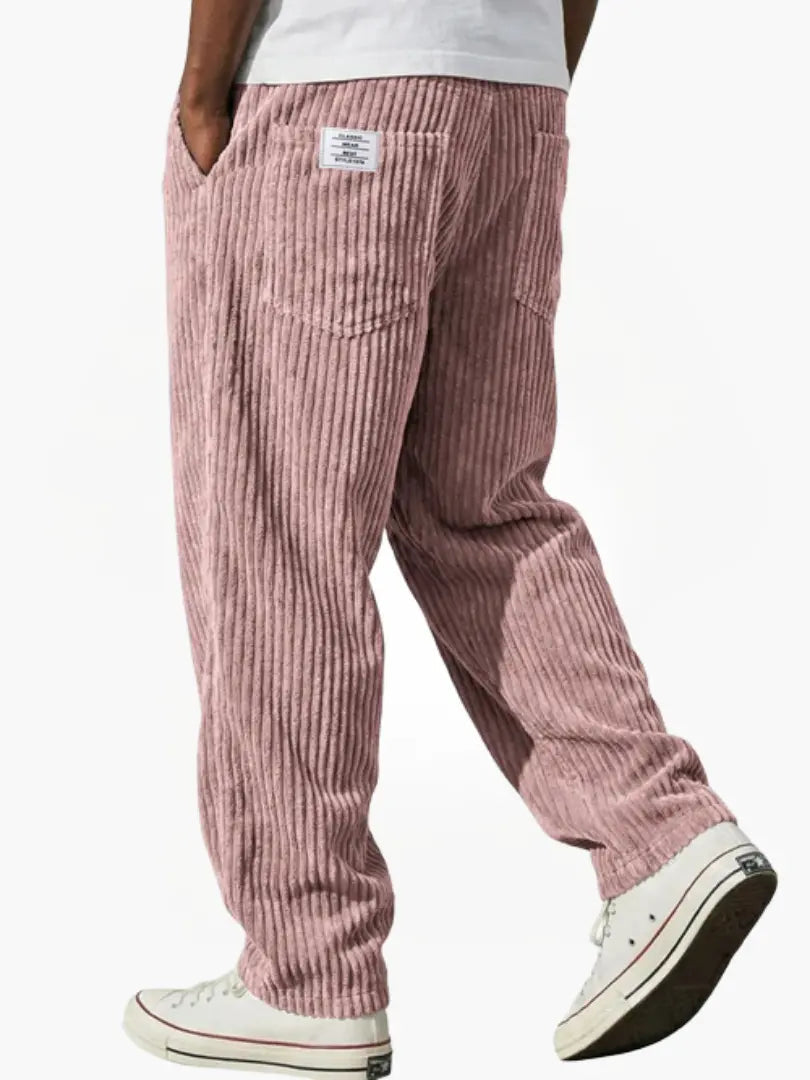 Lässige Herren Cordhose mit Kordelzug
