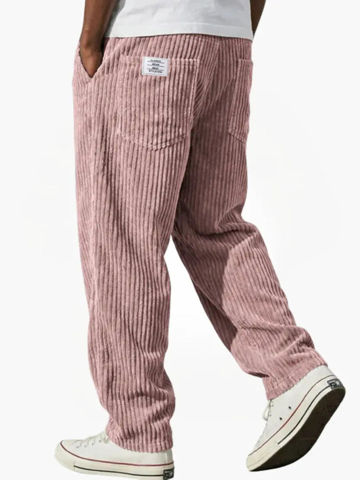 Lässige Herren Cordhose mit Kordelzug