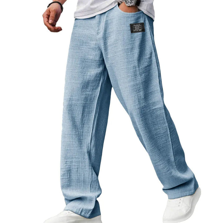 Leichte Herren Hose mit Geradem Bein