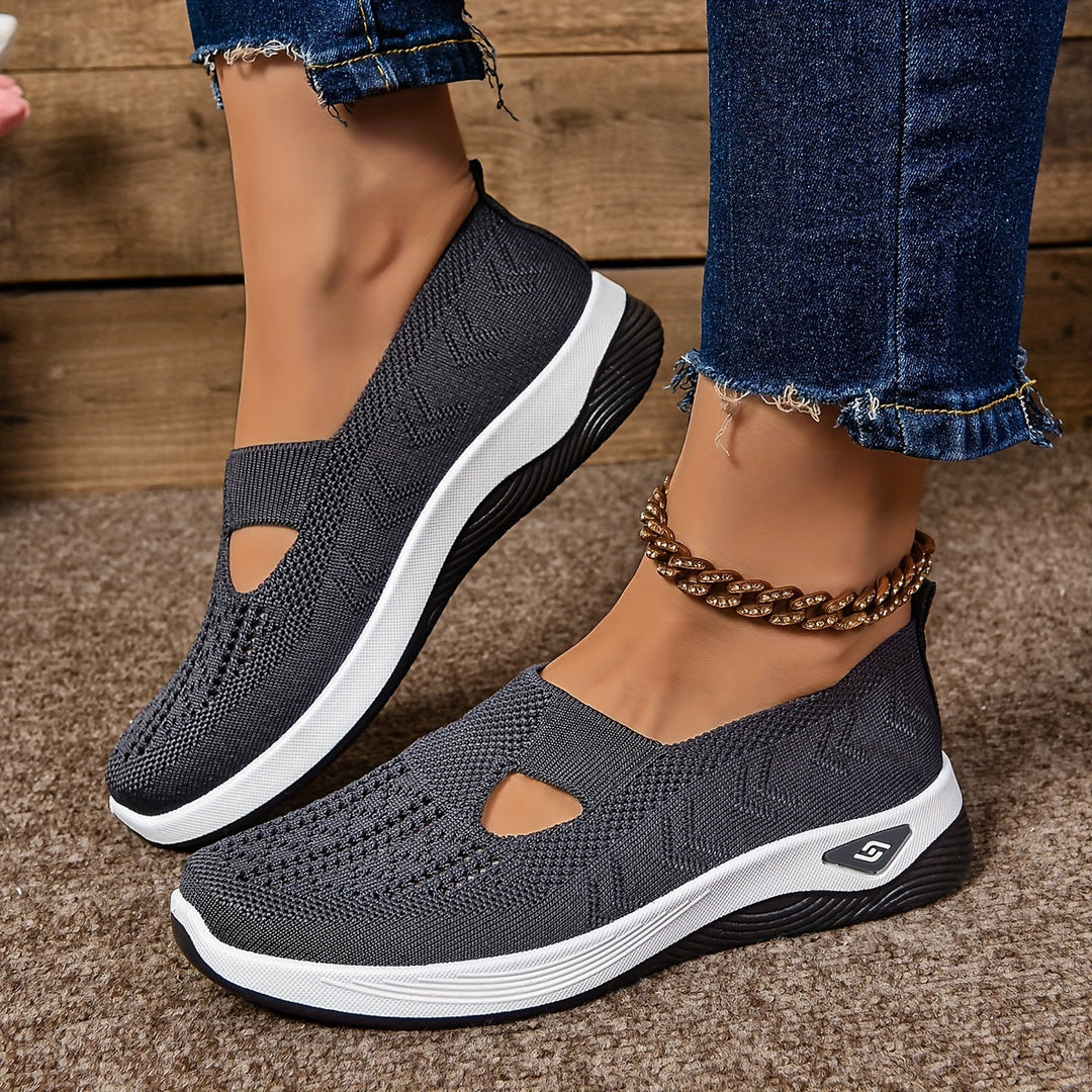 Bequeme Ergonomische Damen Slip-On Komfortschuhe