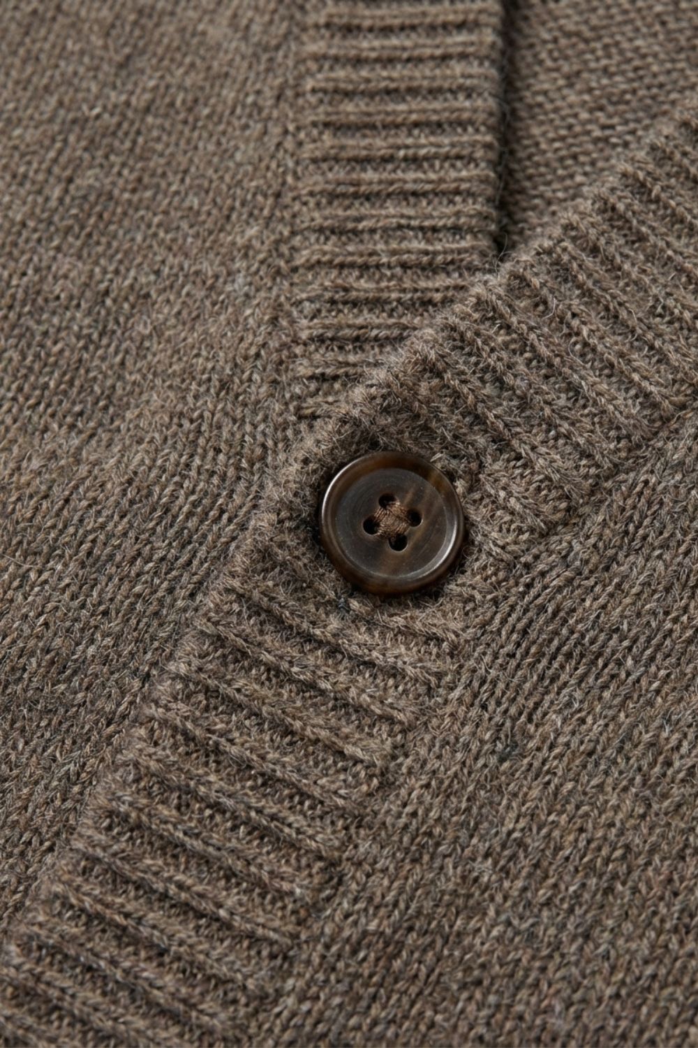 Klassische Herren Strickweste mit V-Ausschnitt