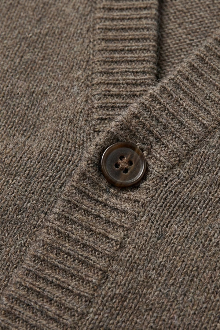 Klassische Herren Strickweste mit V-Ausschnitt