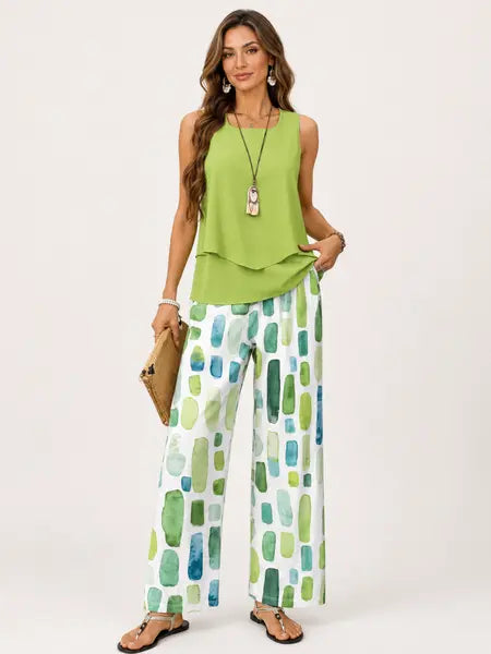 Stilvolles Bequemes Damen Zweiteiler Set