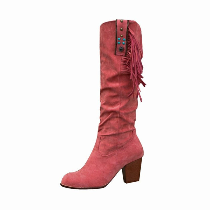 River West Modische Damen Cowboystiefel
