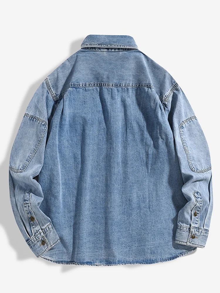 Lässiges Herren Jeanshemd