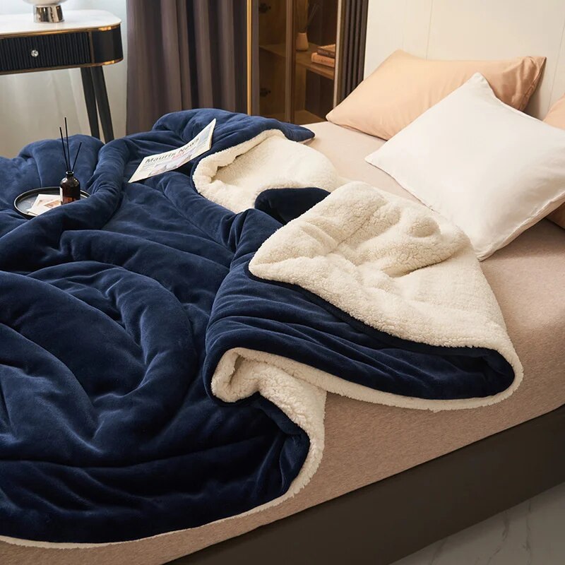 Weiche Damen Kuscheldecke