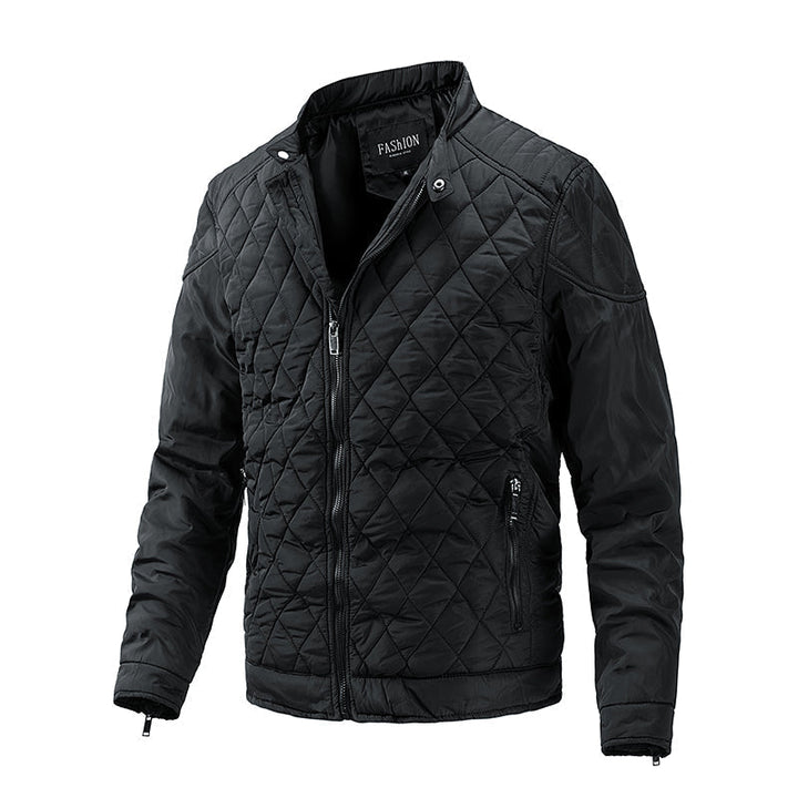 Charles Klassische Herren Stehkragen-Jacke