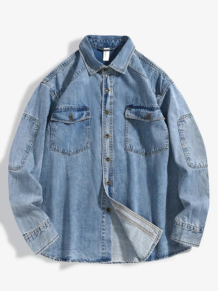 Lässiges Herren Jeanshemd