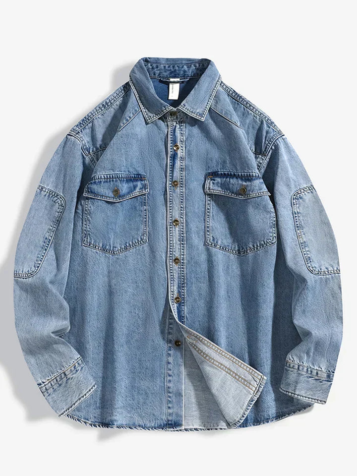 Lässiges Herren Jeanshemd