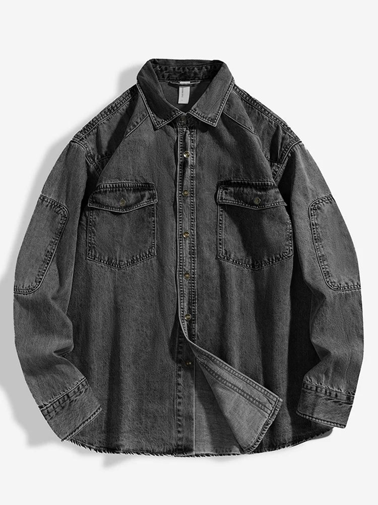 Lässiges Herren Jeanshemd