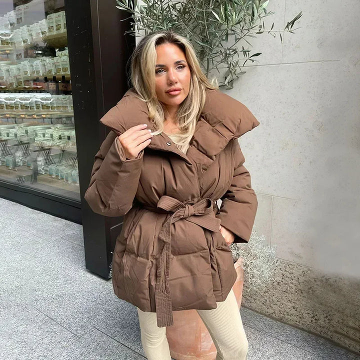 Rebecca Wattierte Damen Steppjacke