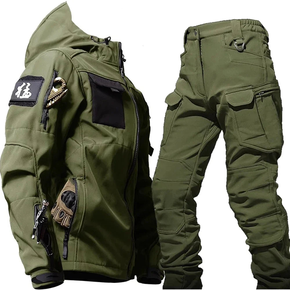 Wasserdichtes Fleece Herren Winter-Outdoor-Set