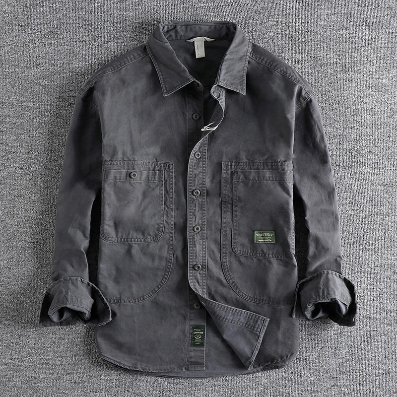 Zeitlos Stylisches Herren Retro-Shirt