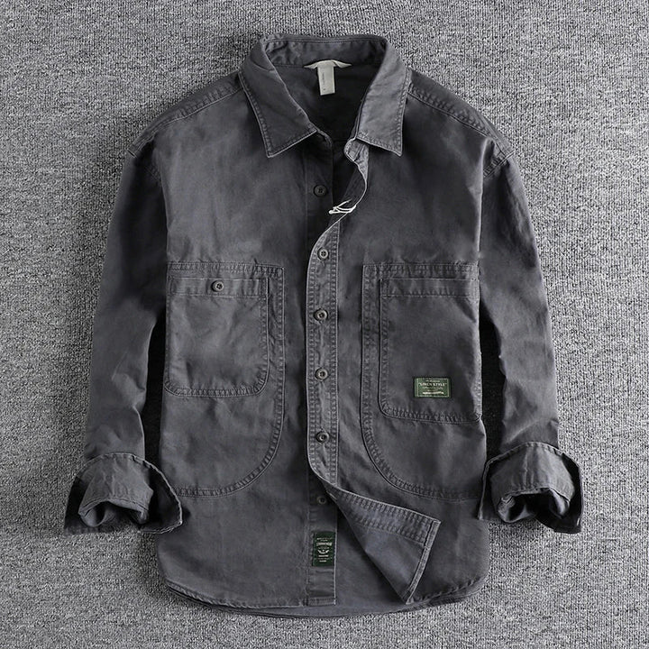 Zeitlos Stylisches Herren Retro-Shirt