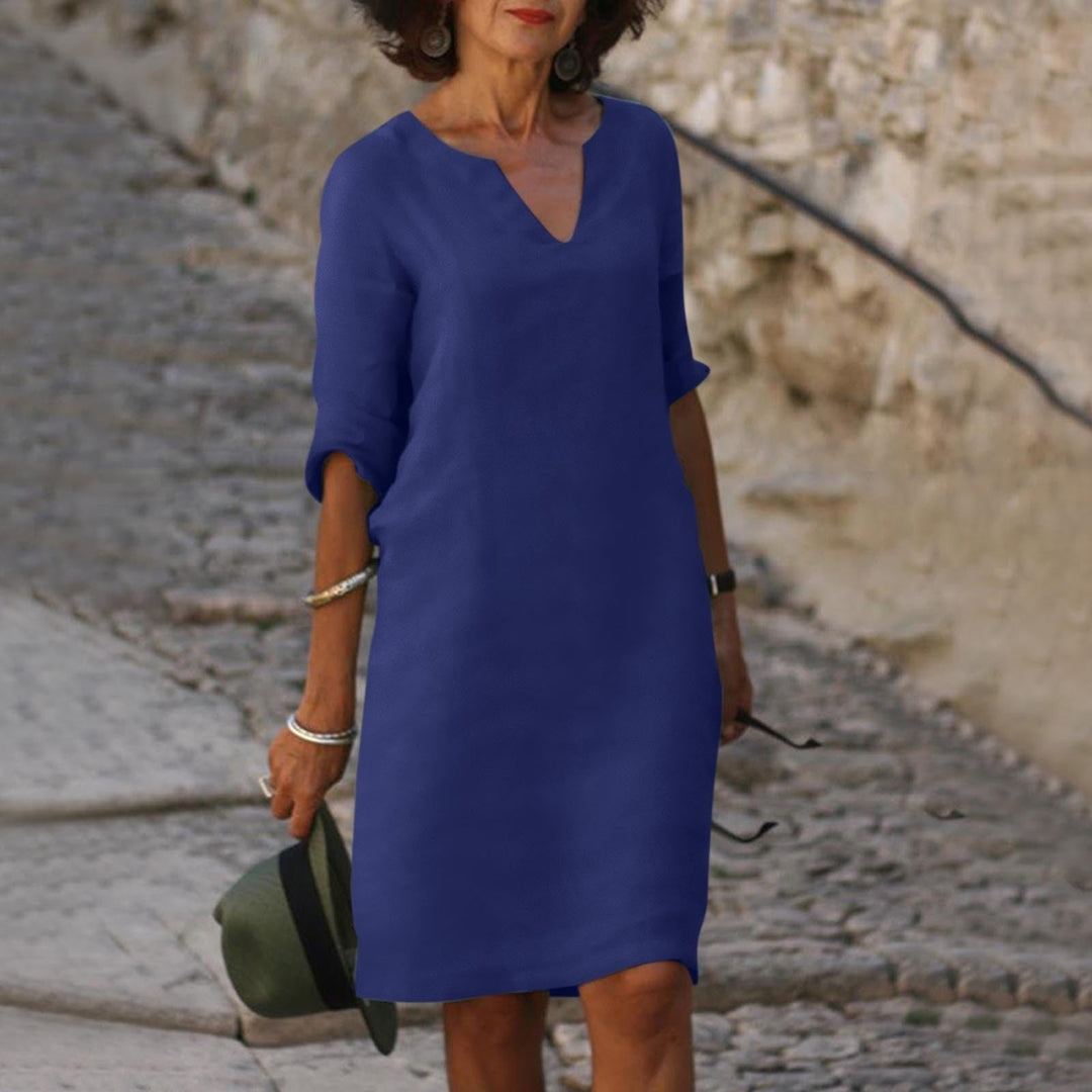 Leichtes Langarm Damen Sommerkleid