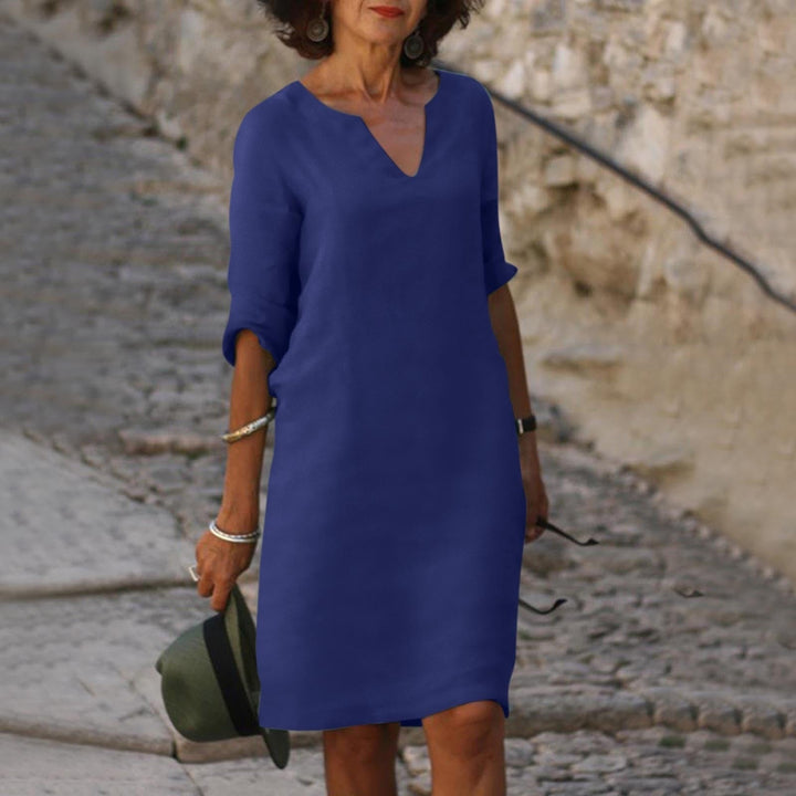 Leichtes Langarm Damen Sommerkleid