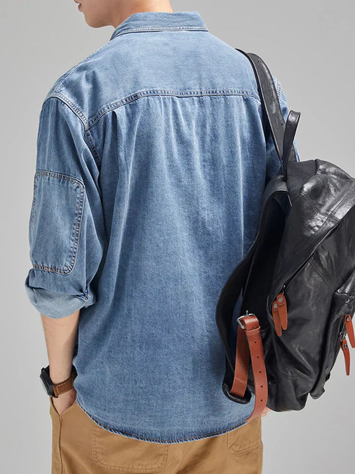 Lässiges Herren Jeanshemd