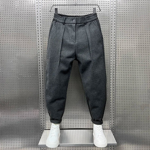 Klassische Melierte Herren Hose
