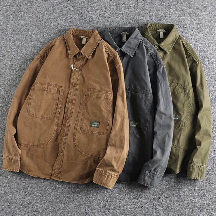 Zeitlos Stylisches Herren Retro-Shirt
