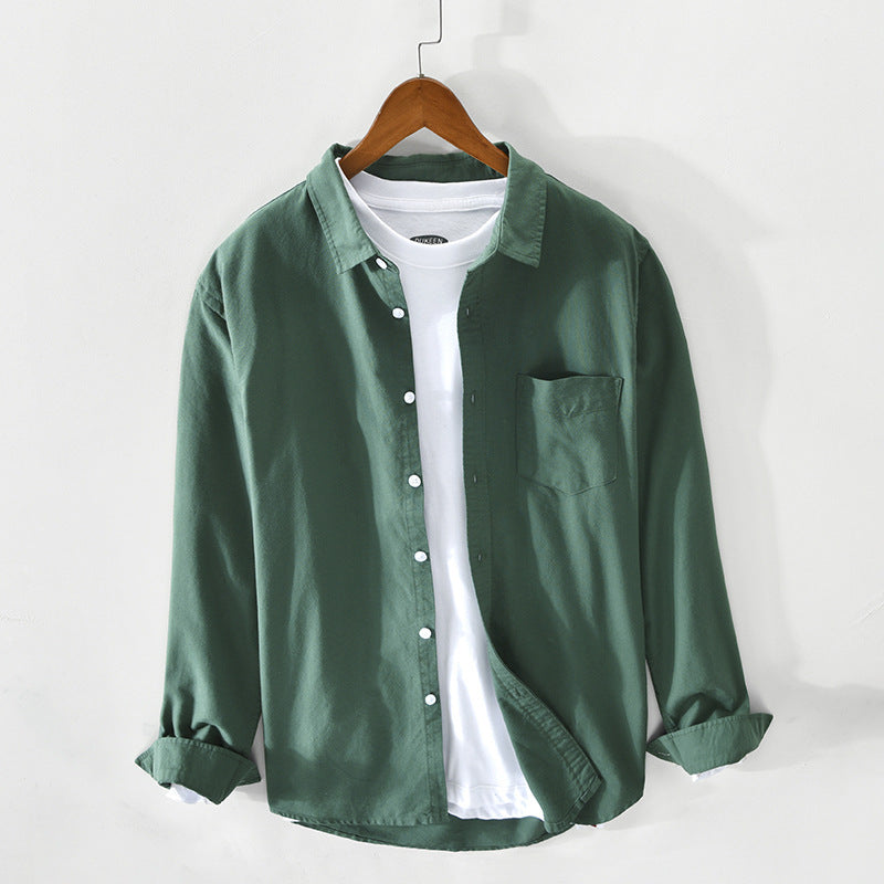 Atmungsaktives Elegantes Herren Oxford-Hemd aus Baumwolle