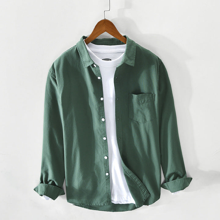 Atmungsaktives Elegantes Herren Oxford-Hemd aus Baumwolle