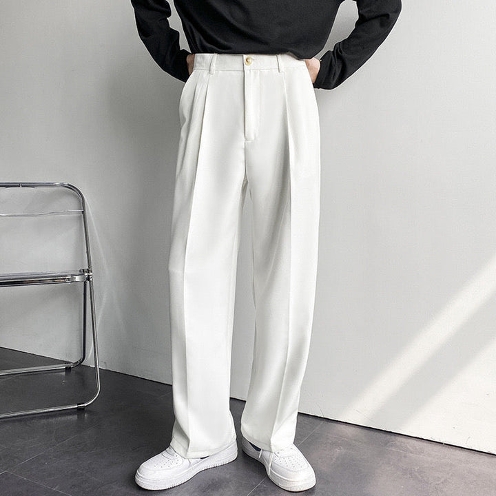 Elegante Taillierte Herren Stoffhose