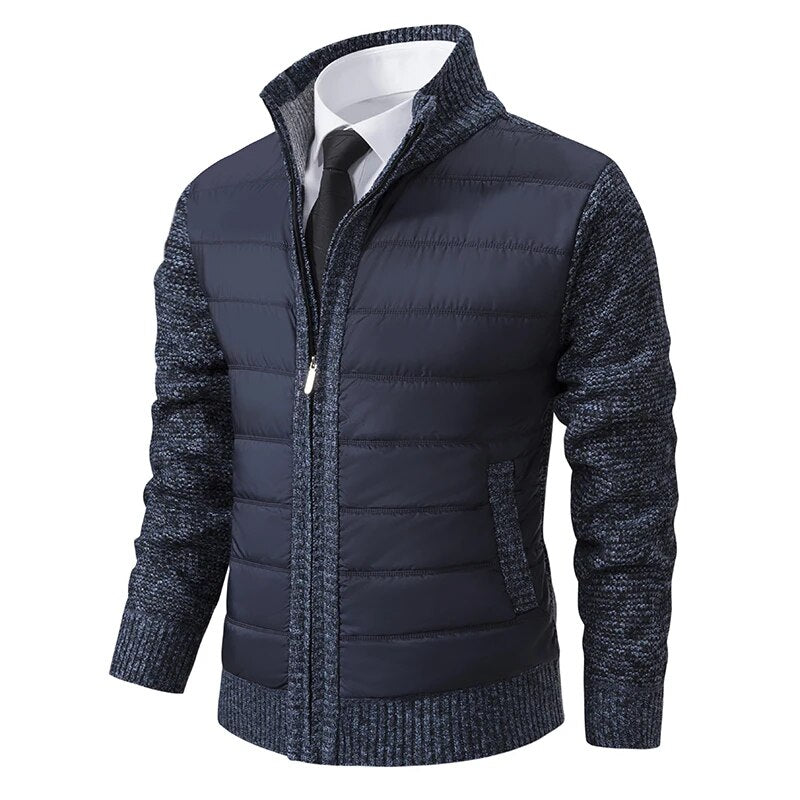 Lässige Vielseitige Herren Jacke mit Stehkragen