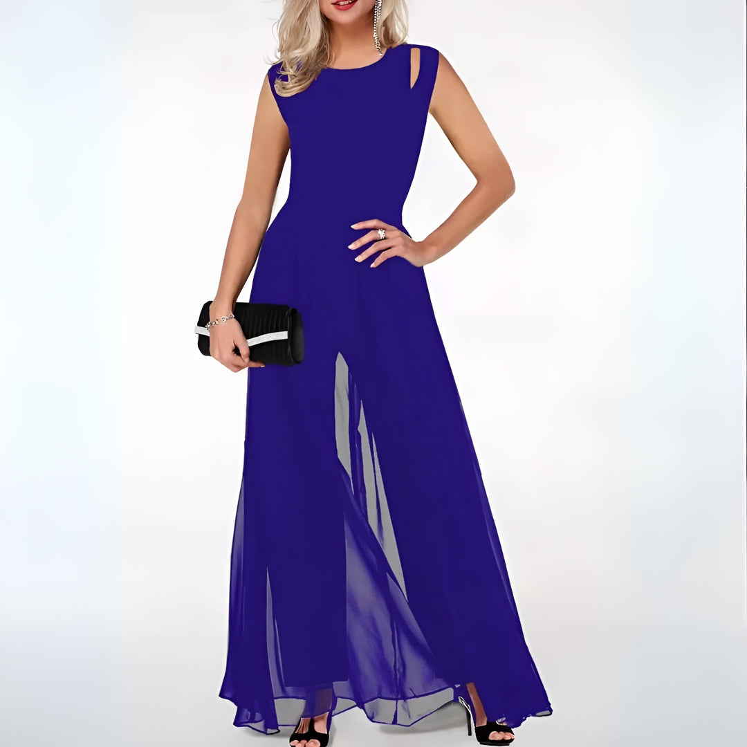 Eleganter Ärmelloser Damen Jumpsuit