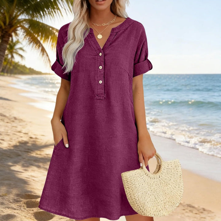 Luftiges Lässiges Damen Sommerkleid