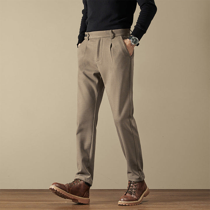 Klassische Herren Stoffhose aus Wollmischung