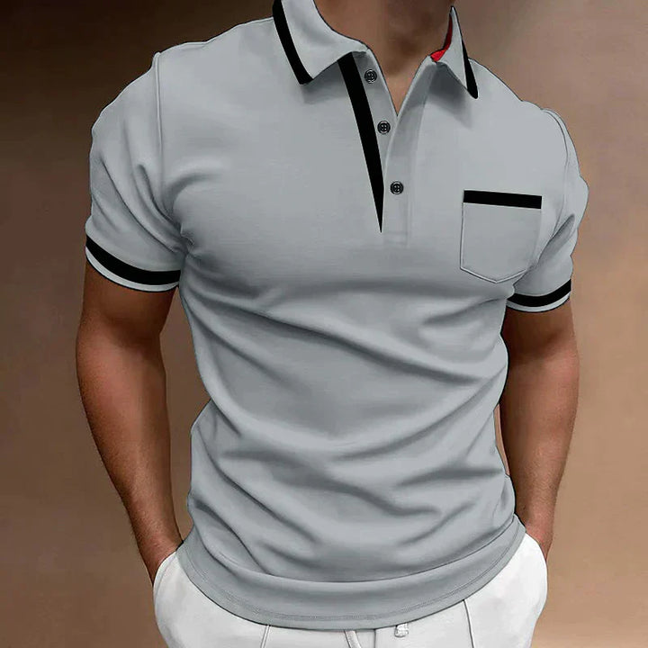 Elegantes Klassisches Herren Poloshirt