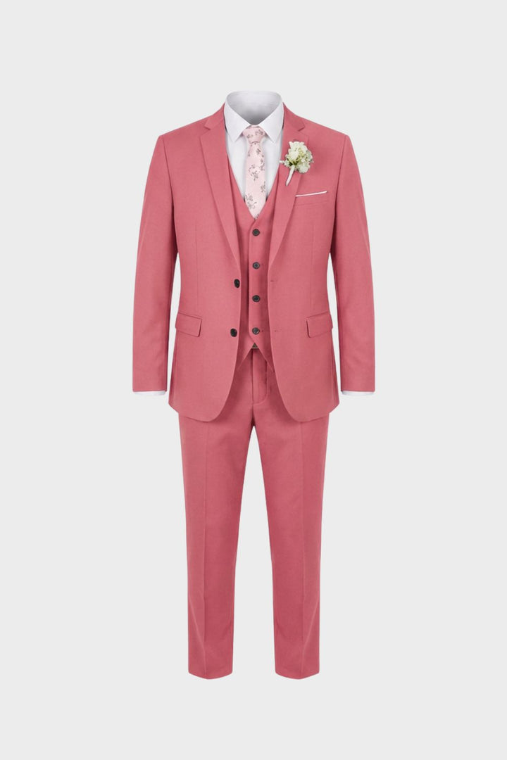 Eleganter 3-Teiliger Herren Anzug mit Weste
