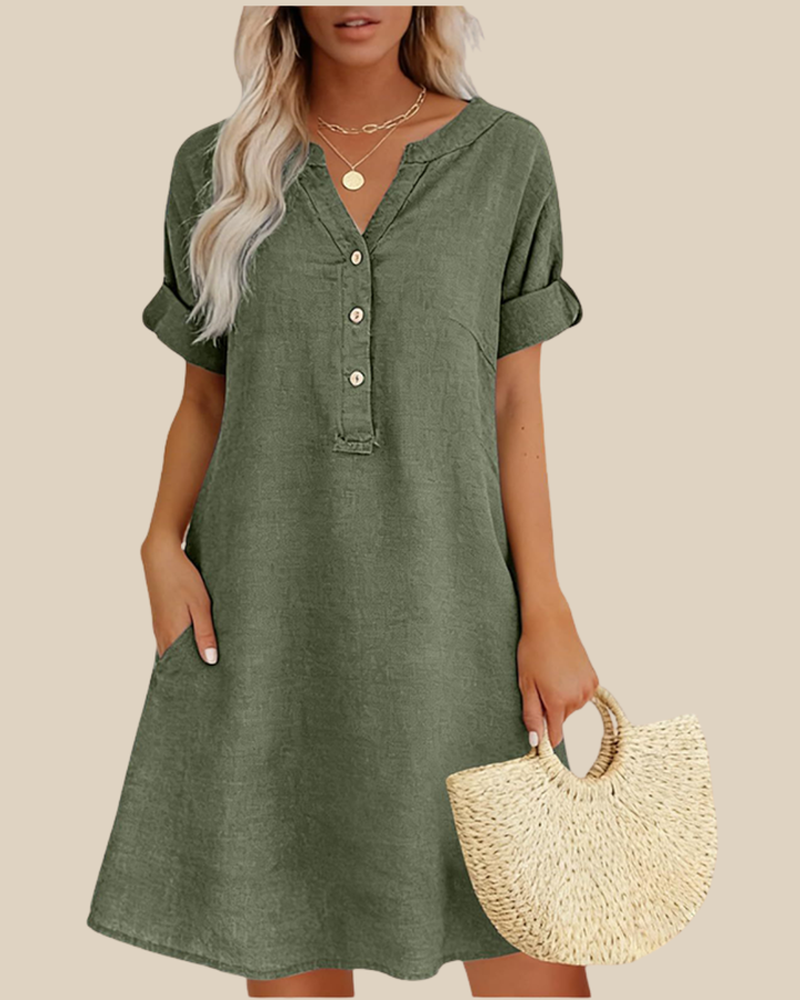 Luftiges Lässiges Damen Sommerkleid