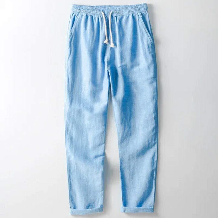 Leichte Sommerliche Herren Leinenhose