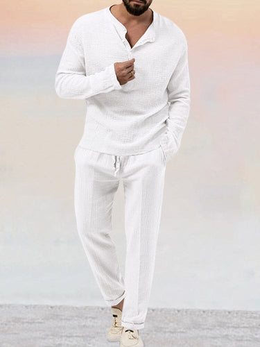 Lässiges Herren Zweiteiler-Set Sommer Freizeit Outfit