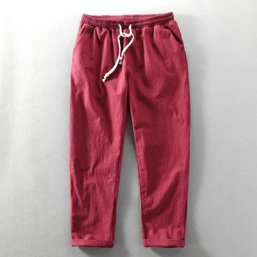 Leichte und Bequeme Herren Leinenhose