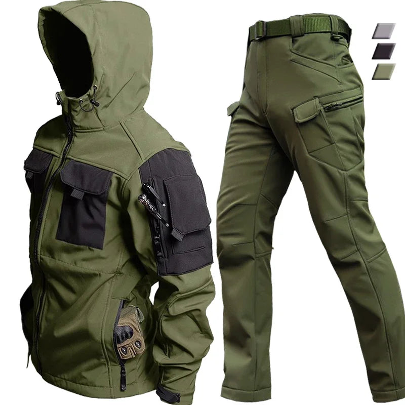 Wasserdichtes Fleece Herren Winter-Outdoor-Set