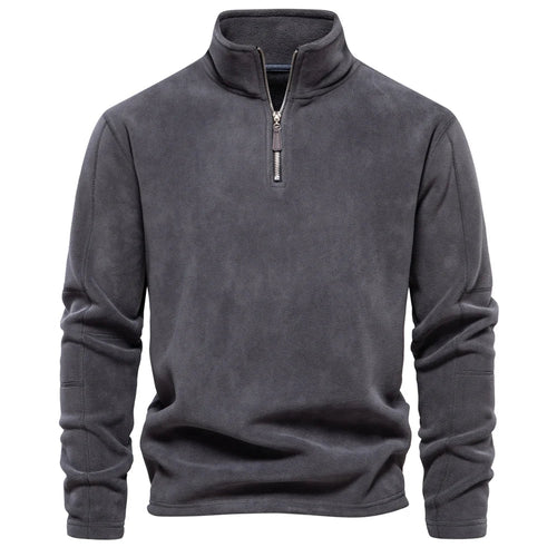 Weicher Kuscheliger Herren Pullover mit Trichterkragen